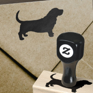 BassethundSilhouette Stämpel