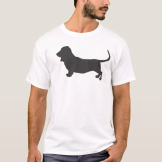 BassethundSilhouette T-shirt