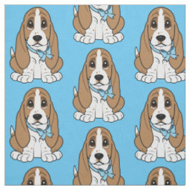 Bassethundvalp Tyg
