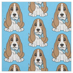 Bassethundvalp Tyg