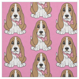 Bassethundvalp Tyg