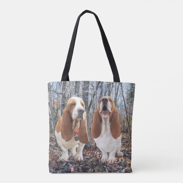Bassethundvänner Tygkasse (Baksida)
