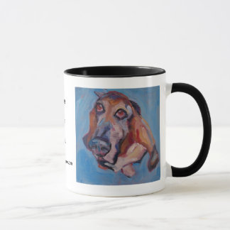 BassethundWOOF! Mugg •, Älsklings- porträtt •, E