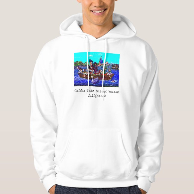 Bassets & Washington Hoodie (Framsida)