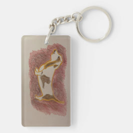 Bassett Hound Keychain