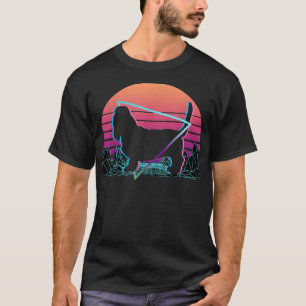 Bassett Hound Retro T Shirt