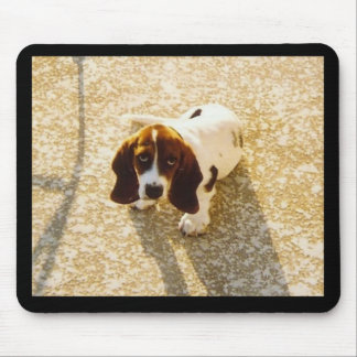 Bassetthund Mousepad Musmatta