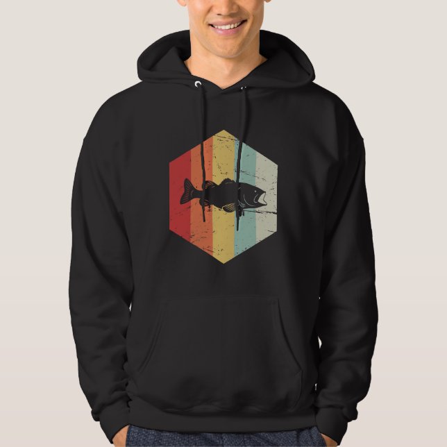 Bassfiske Hoodie (Framsida)