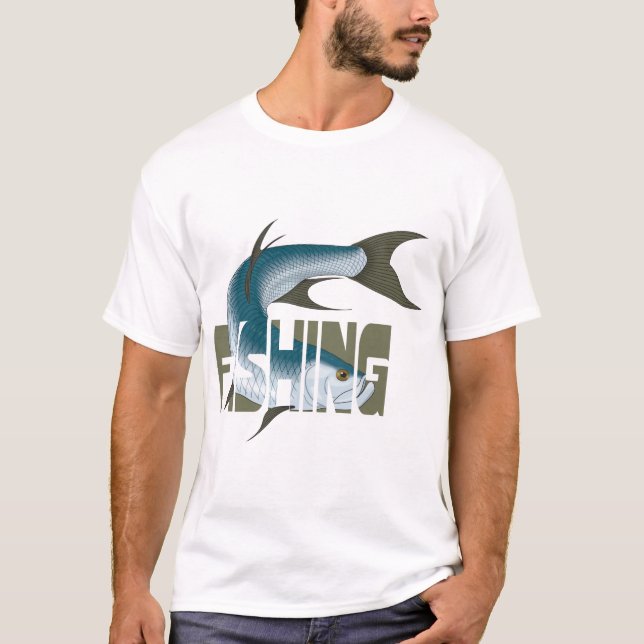 Bassfiske T Shirt (Framsida)