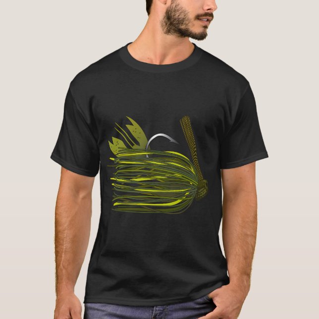 Bassfiskejigg - Vattenmelon T Shirt (Framsida)