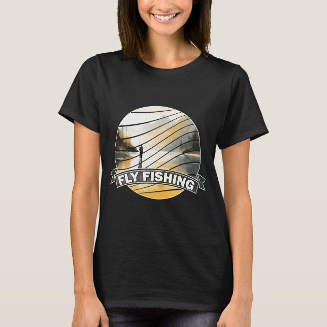 Bassfiskemåne T Shirt (Framsida)