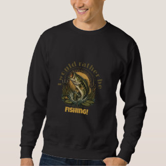 Bassfiskepresent | Largemouth Bassfiske Lång Ärmad Tröja