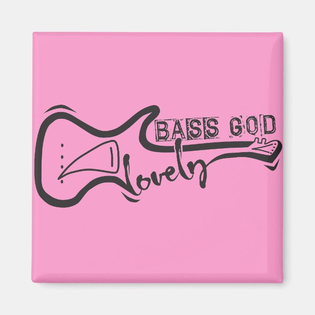 BassGudLoely-magnet Magnet (Framsidan)