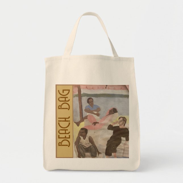 Bassies Beach Bag tote bag Tygkasse (Framsidan)
