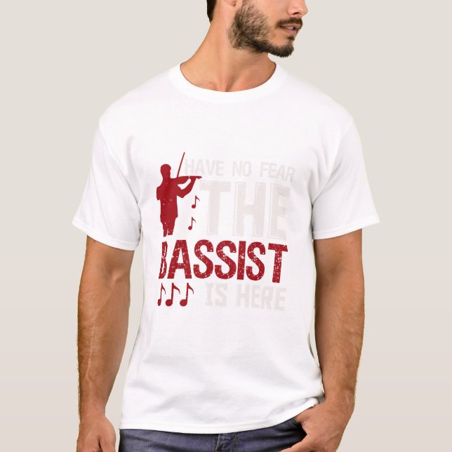Bassist gift t shirt (Framsida)