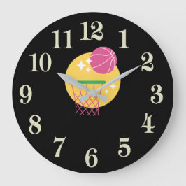 Bassketball Stor Klocka