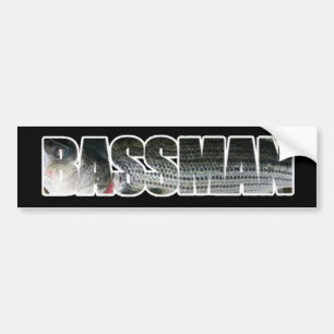 Bassman bildekalMÖRK Bildekal