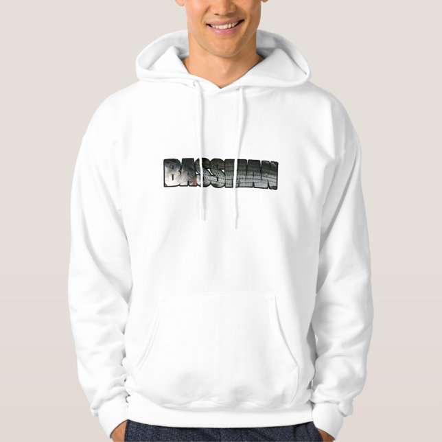 Bassman Hooded tröja Sweatshirt Med Luva (Framsida)