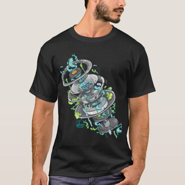 Bassmusikexplosion T Shirt (Framsida)