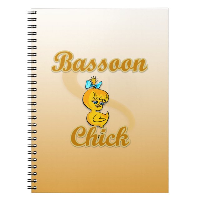 BasSnart-Chick Anteckningsbok Med Spiral (Framsidan)