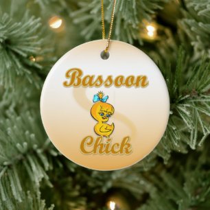 BasSnart-Chick Julgransprydnad Keramik