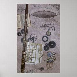 BasSnart eller senare Steampunk Carnival Poster