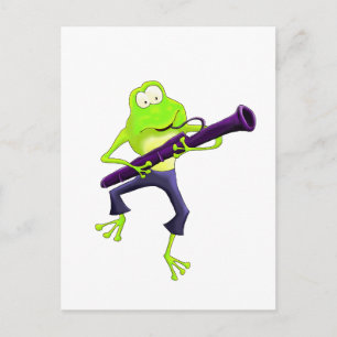 BasSnart Frog Vykort