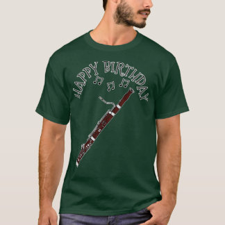 BasSnart Grattis på födelsedagen Bassoonist Woodwi T Shirt