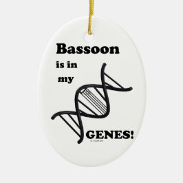 BasSnart i mina Genes Julgransprydnad Keramik