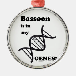 BasSnart i mina Genes Julgransprydnad Metall