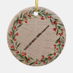 BasSnart jul Ornamet Orchestra Music Gift Julgransprydnad Keramik