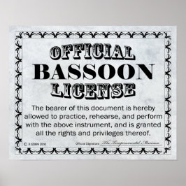 BasSnart-licens Poster