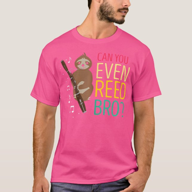 Bassnart Reed for Bassoonist and Basson Orchestra T Shirt (Framsida)