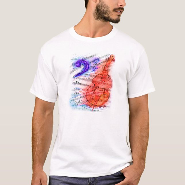Bassnittlakan - bemannar skjortan tee shirt (Framsida)