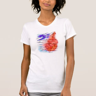 Bassnittlakan - kvinna skjorta t shirt