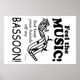 Basson känner musiken poster