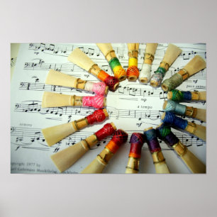 Basson Reed Rainbow Poster