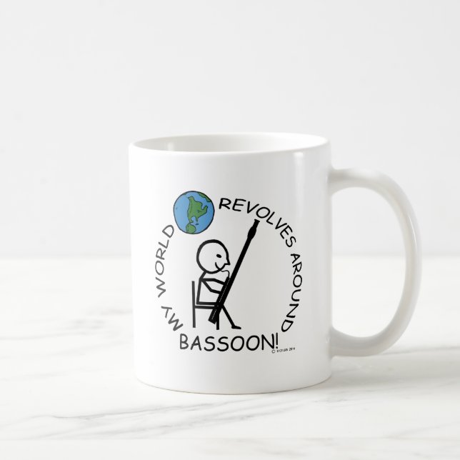 Basson - World Revolves runt Kaffemugg (Höger)