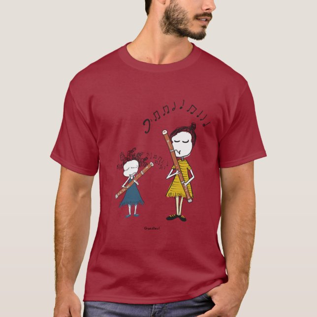 Bassoon and teacher t shirt (Framsida)