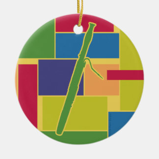Bassoon Colorblocks Ornament