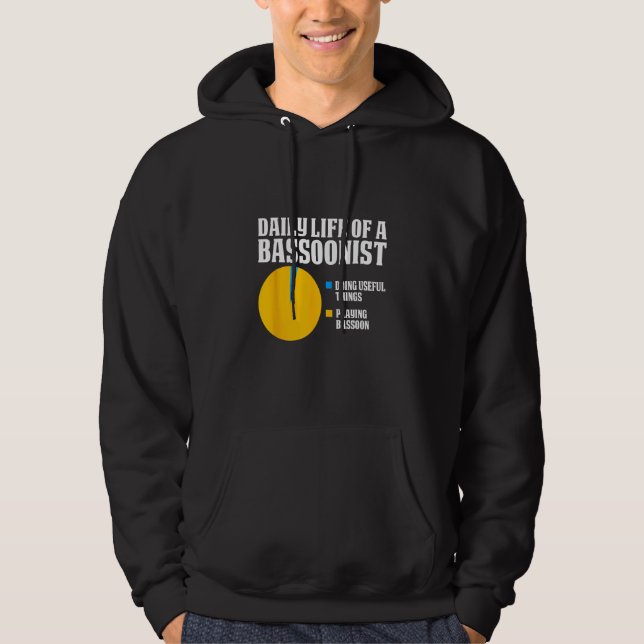 Bassoon Daily Life Of Bassoonist 1 Doing Things 2  Hoodie (Framsida)