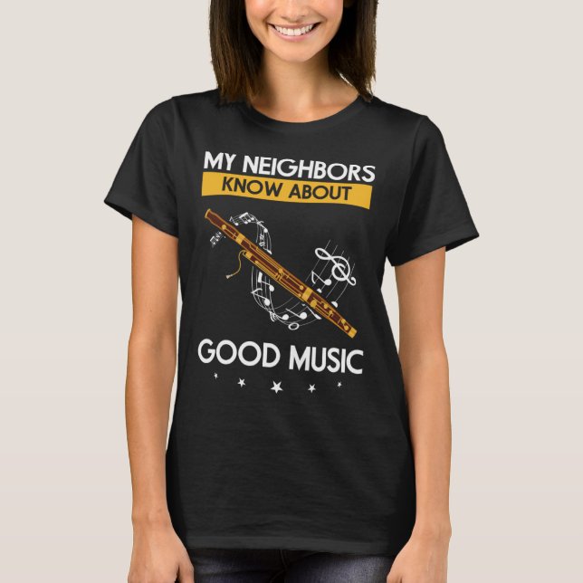 Bassoon Orchesta Quote for Bassoon Player 1 T Shirt (Framsida)
