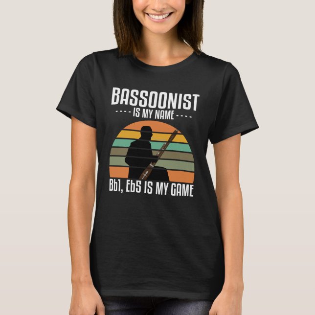 Bassoon Quote for Bassoon Reed and Bassoonist 4 T Shirt (Framsida)