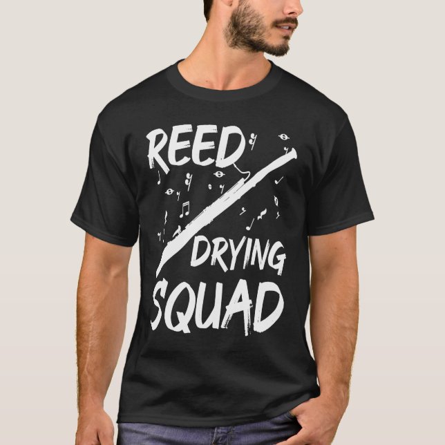 Bassoon Reed Drying Squad T Shirt (Framsida)