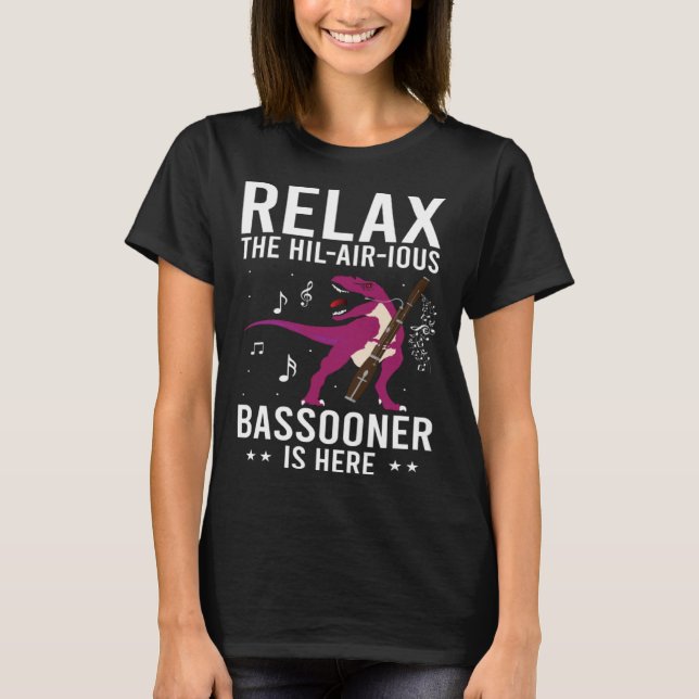 Bassoon Reed for Bassoonist and Bassoon Orchestra  T Shirt (Framsida)