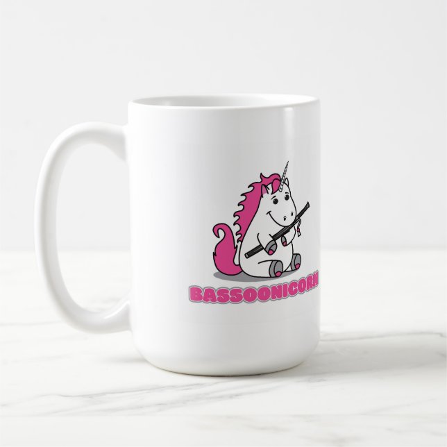 Bassoonicorn mugg 15oz. (Vänster)