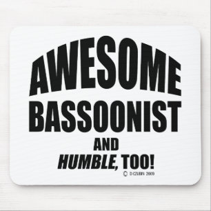 Bassoonist fantastisk musmatta