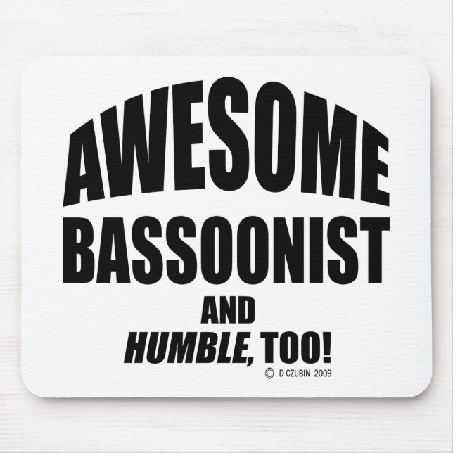 Bassoonist fantastisk musmatta (Framsidan)