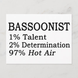 Bassoonistisk Hett Luft Vykort