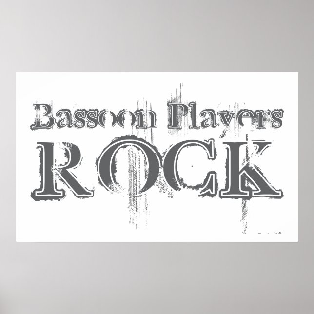 Bassospelare Sten Poster (Framsidan)